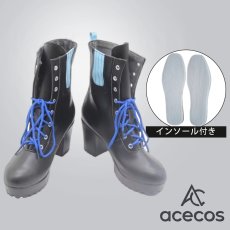 画像1: 学園アイドルマスター　風　秦谷美鈴　ライブ衣装　コスプレ靴　コスプレブーツ　靴用品 (1)