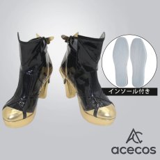 画像1: ゼンレスゾーンゼロ　風　イヴリン・シェヴァリエ　コスプレ靴　コスプレブーツ　靴用品 (1)