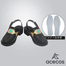 画像1: あんさんぶるスターズ！　風　あんスタ　七種茨　クロススカウト・パープレックス／惑溺　惑わす舌先　コスプレ靴　コスプレブーツ　靴用品 (1)