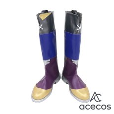画像2: ファイナルファンタジーV　風　バッツ・クラウザー　コスプレ靴　コスプレブーツ　靴用品 (2)
