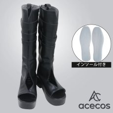 画像1: 最凶の支援職【話術士】である俺は世界最強クランを従える　風　アルマ・イウディカーレ　コスプレ靴　コスプレブーツ　靴用品 (1)
