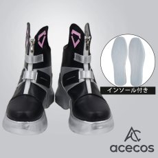画像1: バーチャルYouTuber　風　VTuber　アザ　Aza　コスプレ靴　コスプレブーツ　靴用品 (1)