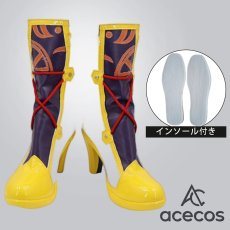 画像1: ウマ娘プリティーダービー　風　クロノジェネシス　勝負服　コスプレ靴　コスプレブーツ　靴用品 (1)