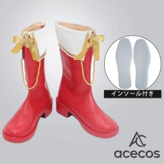 画像1: あんさんぶるスターズ！　風　あんスタ　紫之創　ホワイトブレス　コスプレ靴　コスプレブーツ　靴用品 (1)
