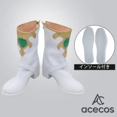 画像1: 魔法騎士レイアース　風　鳳凰寺風　コスプレ靴　コスプレブーツ　靴用品 (1)