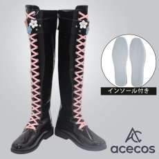 画像1: アークナイツ　風　レミュアン　コスプレ靴　コスプレブーツ　靴用品 (1)