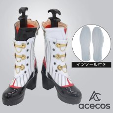 画像1: ゼンレスゾーンゼロ　風　儀玄(イーシェン)　コスプレ靴　コスプレブーツ　靴用品 (1)