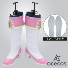 画像1: オンゲキ　風　柏木美亜　にゃんにゃんファンファーレ　コスプレ靴　コスプレブーツ　靴用品 (1)