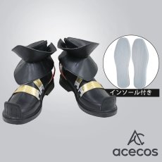 画像1: アークナイツ　風　ジュウホァン　コスプレ靴　コスプレブーツ　靴用品 (1)