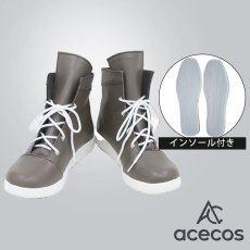 画像1: アークナイツ　風　ミルラ　コスプレ靴　コスプレブーツ　靴用品 (1)