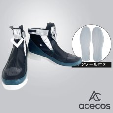 画像1: ゼンレスゾーンゼロ　風　蒼角　コスプレ靴　コスプレブーツ　靴用品 (1)