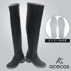 画像1: 白聖女と黒牧師　風　セシリア　コスプレ靴　コスプレブーツ　靴用品 (1)