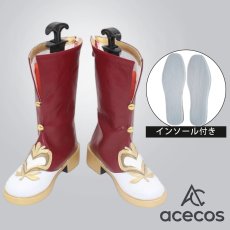 画像1: ラディアンテイル　風　ティファリア　コスプレ靴　コスプレブーツ　靴用品 (1)