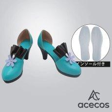 画像1: アークナイツ　風　ヴィヴィアナ　オグニスコより　コスプレ靴　コスプレブーツ　靴用品 (1)