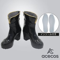 画像1: Re:ゼロから始める異世界生活　風　レム　幻夜の魔法使いVer.　コスプレ靴　コスプレブーツ　靴用品 (1)