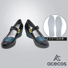 画像1: 鳴潮(Wuthering Waves)　風　折枝(オリエ)　コスプレ靴　コスプレブーツ　靴用品 (1)