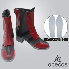 画像1: 鳴潮(Wuthering Waves)　風　スカー　コスプレ靴　コスプレブーツ　靴用品 (1)