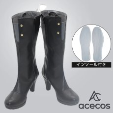 画像1: 鳴潮(Wuthering Waves)　風　散華(さんか)　コスプレ靴　コスプレブーツ　靴用品 (1)