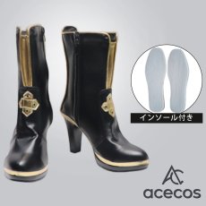 画像1: 鳴潮(Wuthering Waves)　風　白?(びゃくし)　コスプレ靴　コスプレブーツ　靴用品 (1)