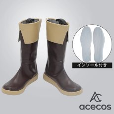 画像1: ソードアート・オンライン　風　アスナ　黄色いセーター　コスプレ靴　コスプレブーツ　靴用品 (1)