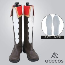 画像1: 遊☆戯☆王ZEXAL　風　III(ミハエル・アークライト)　コスプレ靴　コスプレブーツ　靴用品 (1)