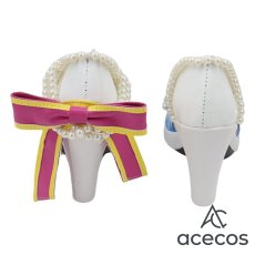 画像5: アイカツ!　風　大空あかり　ホワイトスカイヴェール　コスプレ靴　コスプレブーツ　靴用品 (5)