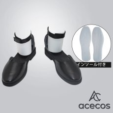 画像1: ブルーアーカイブ　風　鰐渕アカリ　コスプレ靴　コスプレブーツ　靴用品 (1)