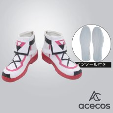 画像1: バーチャルYouTuber　風　VTuber　Mococo Abyssgard(モココ・アビスガード)　hololive night　コスプレ靴　コスプレブーツ　靴用品 (1)