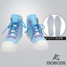画像1: 神様ちゅ〜ず！　風　白鳩いのり　コスプレ靴　コスプレブーツ　靴用品 (1)