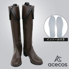 画像1: 文豪ストレイドッグス　風　エドガー・アラン・ポオ　コスプレ靴　コスプレブーツ　靴用品 (1)