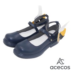 画像3: ブルーアーカイブ　風　阿慈谷ヒフミ　コラボカフェ　コスプレ靴　コスプレブーツ　靴用品 (3)
