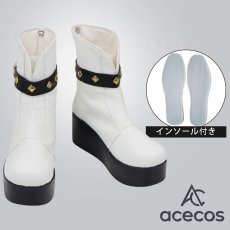 画像1: アイカツ!　風　霧矢あおい　プリズムサイバーグラフィックワンピ　コスプレ靴　コスプレブーツ　靴用品 (1)