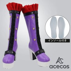 画像1: アイカツ!　風　星宮いちご　スイートデビル　コスプレ靴　コスプレブーツ　靴用品 (1)
