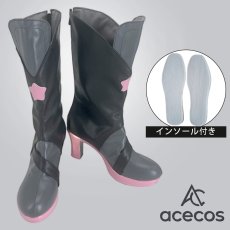 画像1: ウマ娘プリティーダービー　風　ラッキーライラック　勝負服　コスプレ靴　コスプレブーツ　靴用品 (1)