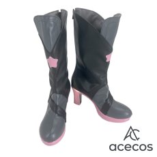 画像2: ウマ娘プリティーダービー　風　ラッキーライラック　勝負服　コスプレ靴　コスプレブーツ　靴用品 (2)