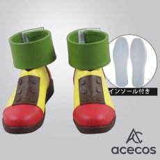 画像1: ソニック　風　ナックルズ・ザ・エキドゥナ　コスプレ靴　コスプレブーツ　靴用品 (1)