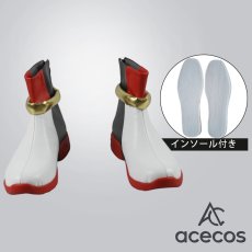 画像1: ソニック　風　シャドウ・ザ・ヘッジホッグ　コスプレ靴　コスプレブーツ　靴用品 (1)