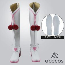 画像1: ジュエルペットてぃんくる☆　風　桜あかり　コスプレ靴　コスプレブーツ　靴用品 (1)