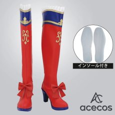 画像1: アイカツ！　風　紅林珠璃　パッションパレード　コスプレ靴　コスプレブーツ　靴用品 (1)