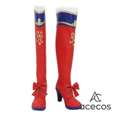 画像2: アイカツ！　風　紅林珠璃　パッションパレード　コスプレ靴　コスプレブーツ　靴用品 (2)