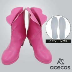 画像1: Yes!プリキュア5　風　夢原 のぞみ　コスプレ靴　コスプレブーツ　靴用品 (1)