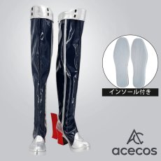 画像1: アズールレーン　風　ヘレナ　コスプレ靴　コスプレブーツ　靴用品 (1)