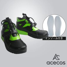 画像1: 怪獣8号　風　四ノ宮キコル　コスプレ靴　コスプレブーツ　靴用品 (1)