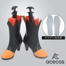 画像1: Re:ゼロから始める異世界生活　風　レム　リゼウィチ　ハロウィンNight2024　コスプレ靴　コスプレブーツ　靴用品 (1)