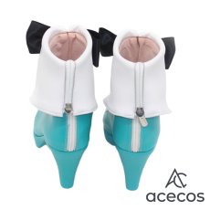 画像4: VOCALOID　風　初音ミク　BiCute Bunnies　白バニー姿　コスプレ靴　コスプレブーツ　靴用品 (4)