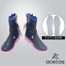 画像1: バーチャルYouTuber　風　VTuber　さくらみこ　ブライト衣装　コスプレ靴　コスプレブーツ　靴用品 (1)