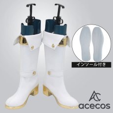 画像1: アイドリッシュセブン　風　逢坂壮五　8周年　WRITE THE NEXT STEP WITH YOU　コスプレ靴　コスプレブーツ　靴用品 (1)
