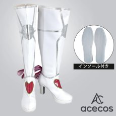 画像1: ぷよぷよ　風　ファルル　マリオネットミューサイリウムワンピ　コスプレ靴　コスプレブーツ　靴用品 (1)