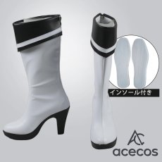 画像1: プリティーリズム・レインボーライブ　風　彩瀬なる　コスプレ靴　コスプレブーツ　靴用品 (1)