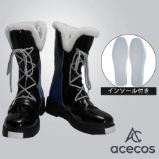 画像1: NU: カーニバル　風　玖夜　雪の夜のぬくもり　コスプレ靴　コスプレブーツ　靴用品 (1)
